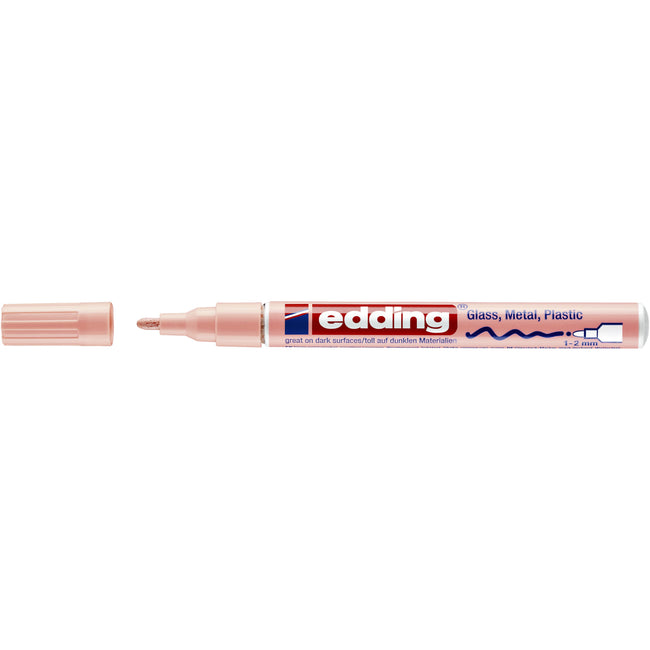 Edding – Ölbasierter Paintmarker 751 1–2 mm Pastellrosa