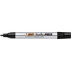 Bic - Filzstift Pro rund mittel schwarz | 12 Stück