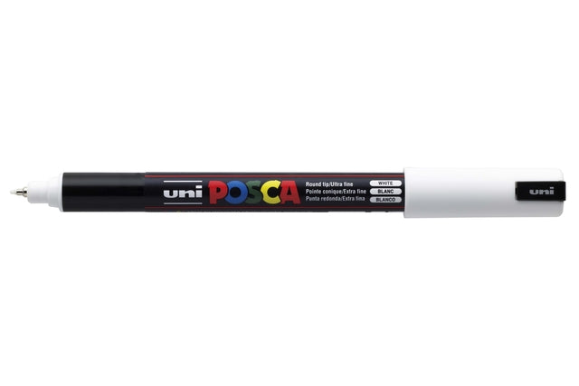 Posca - Paintmarker Uni PC1MR extra fein weiß | 6 Stück