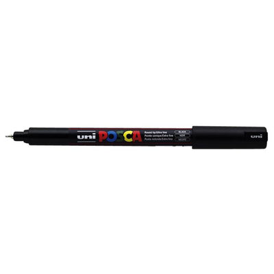 Posca - Paintmarker Uni PC1MR extra fein schwarz | 6 Stück