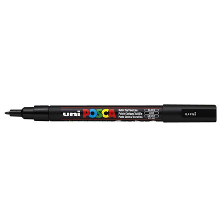 Posca - Paintmarker Uni PC fein schwarz | 6 Stück