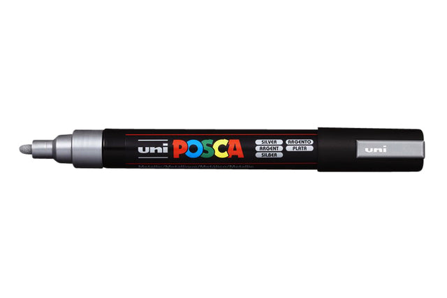 Posca m posca m Silber | 6 Stück