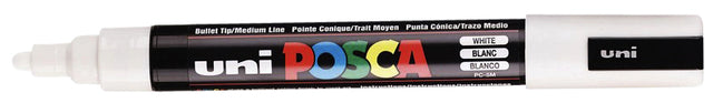 Posca - Paintmarker Uni PC5M mittelweiß | 6 Stück
