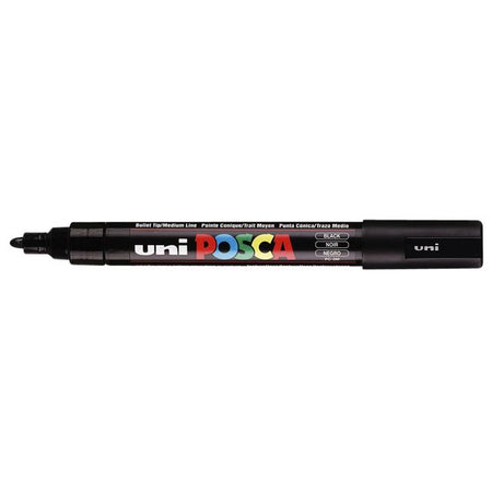Posca - Paintmarker Uni PC5M mittelschwarz | 6 Stück