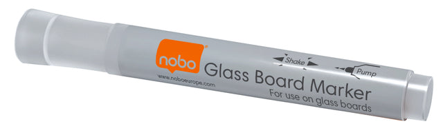 Filzstift Nobo Glastafel weiß | Blister mit 4 Stück