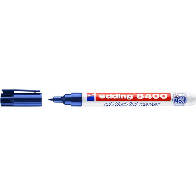 Edding - CD-Marker 8400 rund 0,5-1,0mm blau