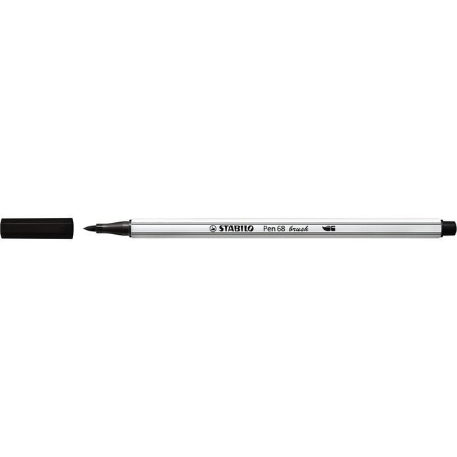 Stabilo - Pinselstift 568/46 schwarz | 10 Stück
