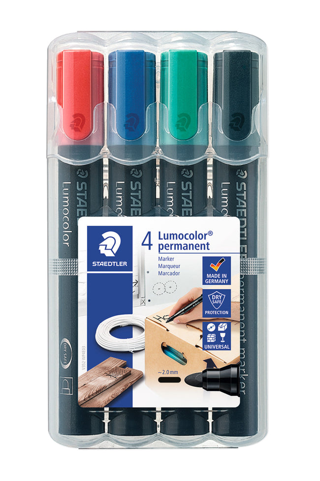 Staedtler - Filzstift 352 rund sortiert 2mm Set à 4 Stück sortiert