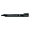 Staedtler - Filzstift Lumocolor 350 permanent diagonal schwarz | 10 Stück