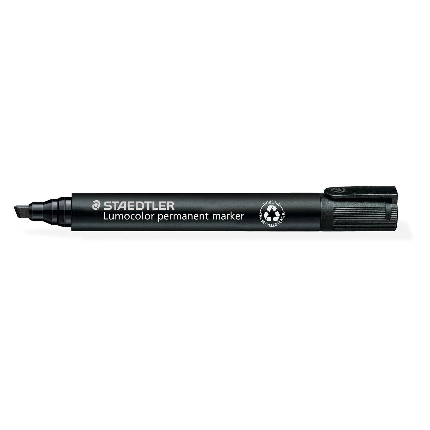 Staedtler - Filzstift Lumocolor 350 permanent diagonal schwarz