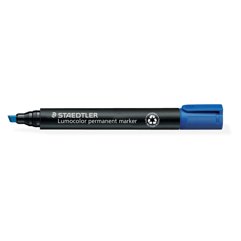 Staedtler - Filzstift Lumocolor 350 permanent diagonal blau