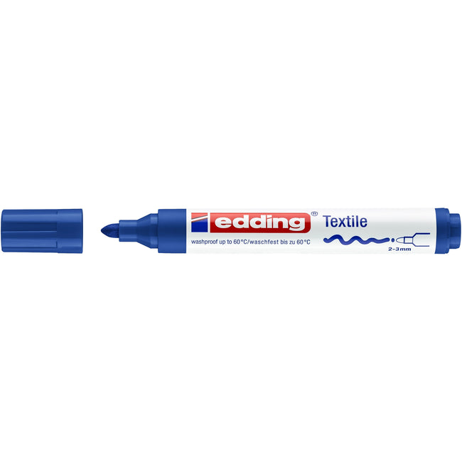 Edding - Textilmarker 4500 rund 2-3mm blau