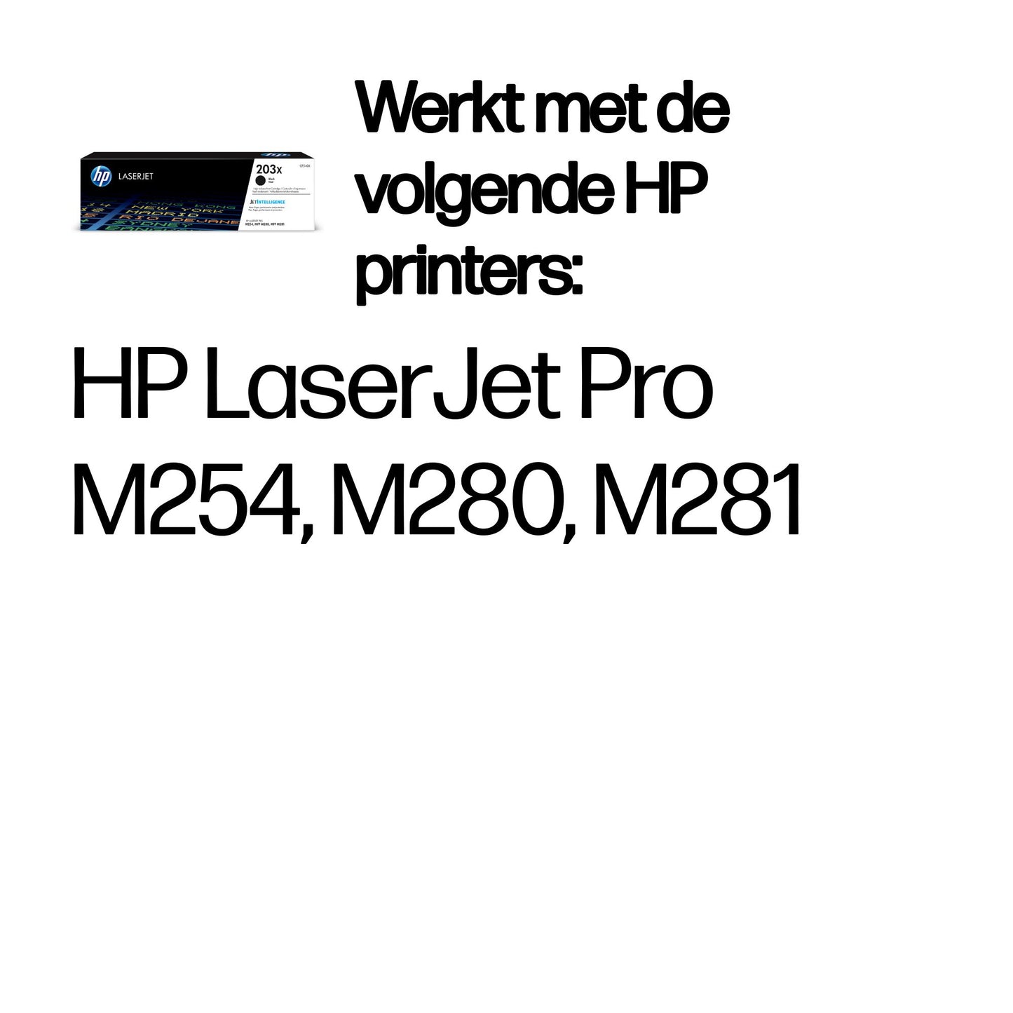 HP - Tonerkartusche cf540x 203x schwarz