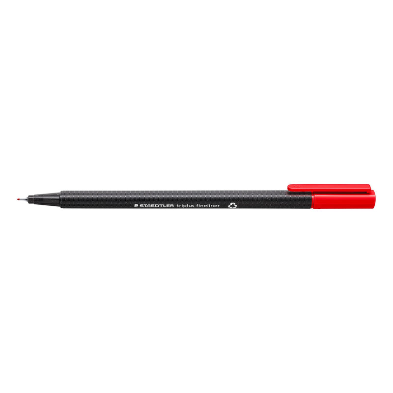 Staedtler - Fineliner Triplus 334 rot 0,3mm | 10 Stück