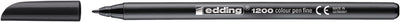 Edding - Fineliner 1200 001 fein schwarz | 10 Stück