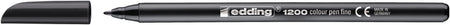 Edding - Fineliner 1200 001 fein schwarz | 10 Stück