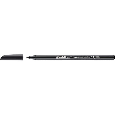 Edding - Fineliner 1200 001 feines Schwarz