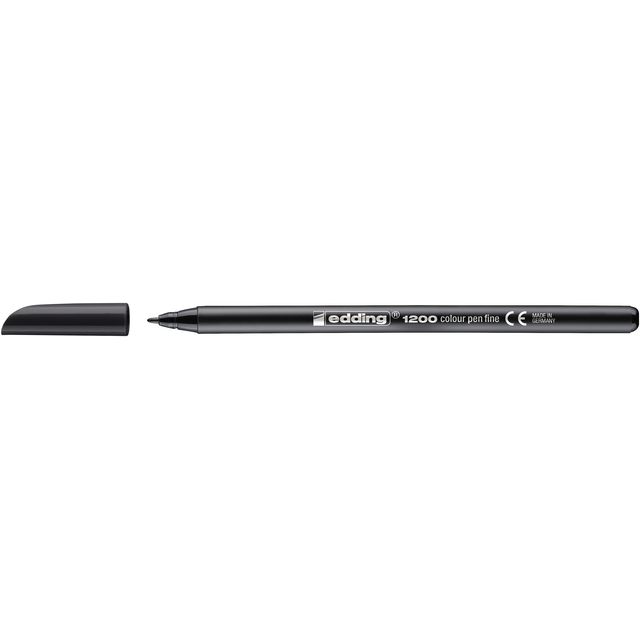 Edding - Fineliner 1200 001 feines Schwarz