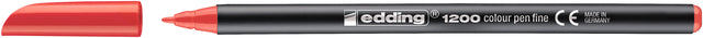 Edding - Fineliner 1200 002 feines Rot