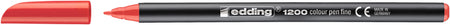Edding - Fineliner 1200 002 feines Rot