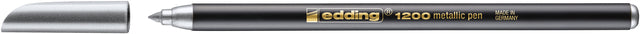 Edding - Fineliner 1200 054 feines Metallic-Silber | 10 Stück