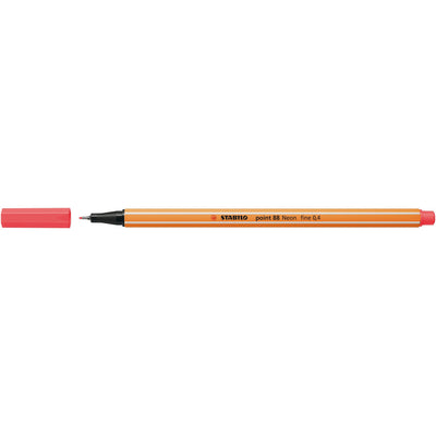 STABILO - Fineliner-Punkt 88/040 feines Neonrot