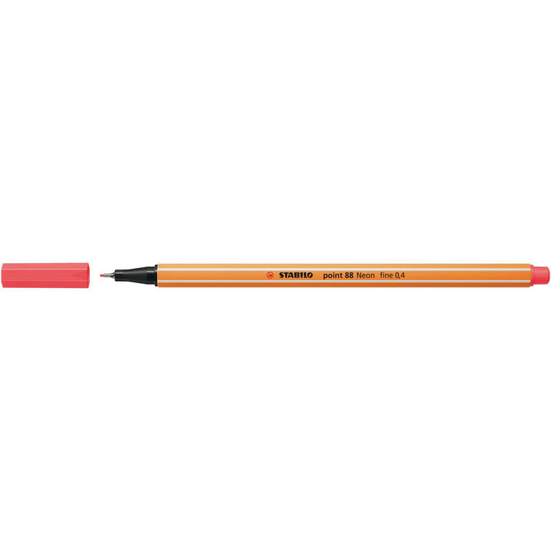 STABILO - Fineliner-Punkt 88/040 feines Neonrot