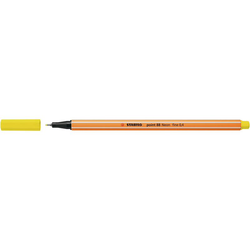 Stabilo - Fineliner-Punkt 88/024 feines Neongelb