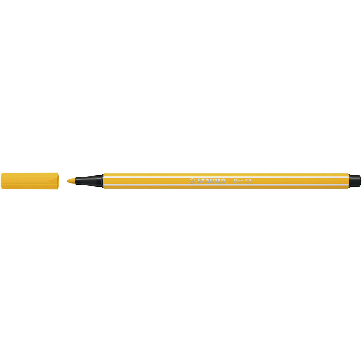 Stabilo - Filzstift Pen 68/44 mittelgelb | 10 Stück