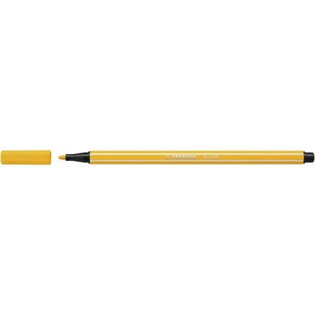 Stabilo - Filzstift Pen 68/44 mittelgelb | 10 Stück