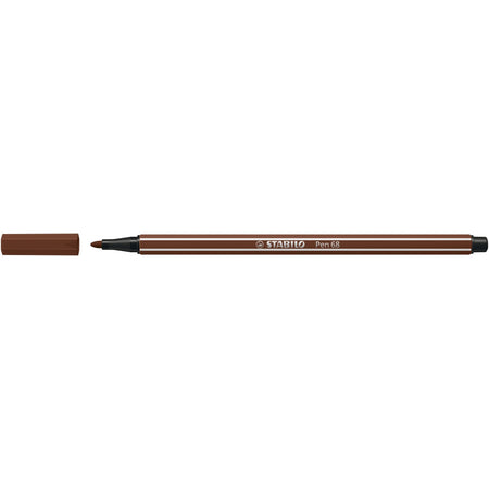 Stabilo - Filzstift Pen 68/45 mittelbraun | 10 Stück