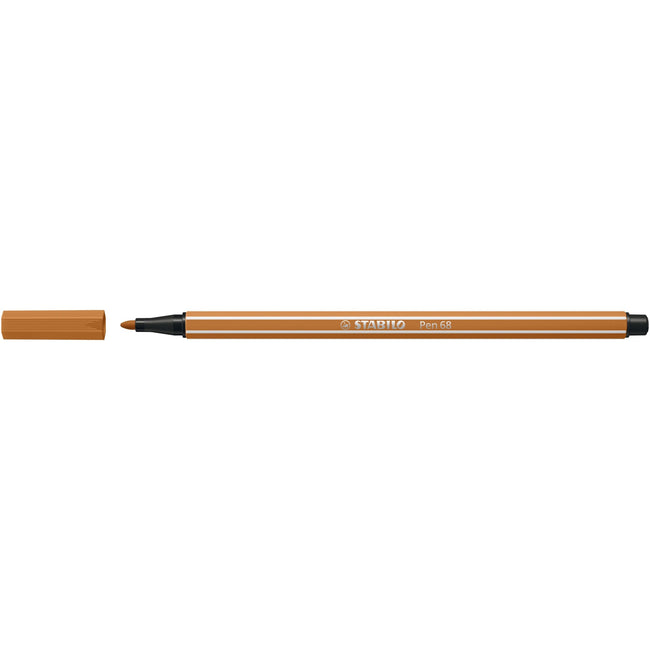 Stabilo - Filzstift Pen 68/89 mitteldunkler Ocker | 10 Stück