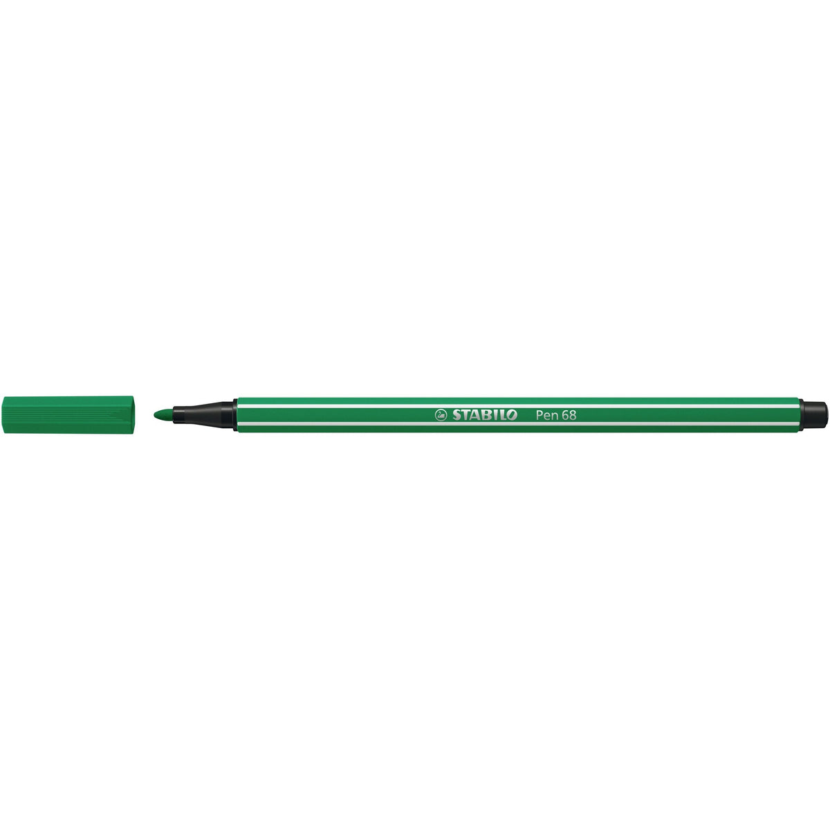 Stabilo - Filzstift Pen 68/36 medium smaragdgrün | 10 Stück