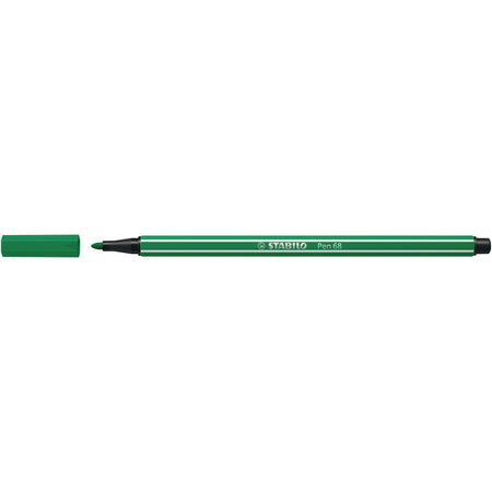 Stabilo - Filzstift Pen 68/36 medium smaragdgrün | 10 Stück