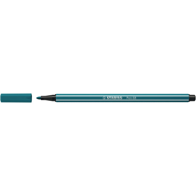 Stabilo - Filzstift 68/51 mittel türkisblau | 10 Stück