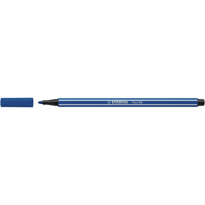 Stabilo - Filzstift 68/32 mittel dunkelblau | 10 Stück
