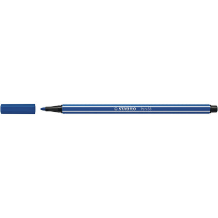 Stabilo - Filzstift 68/32 mittel dunkelblau | 10 Stück