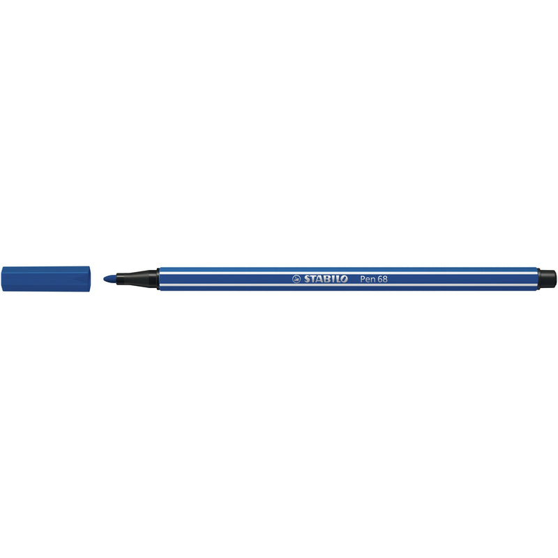 Stabilo - Filzstift 68/32 mittel dunkelblau | 10 Stück
