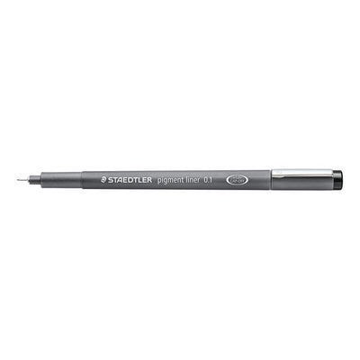Staedtler - Fineliner Pigment 308 schwarz 0,1mm | 10 Stück