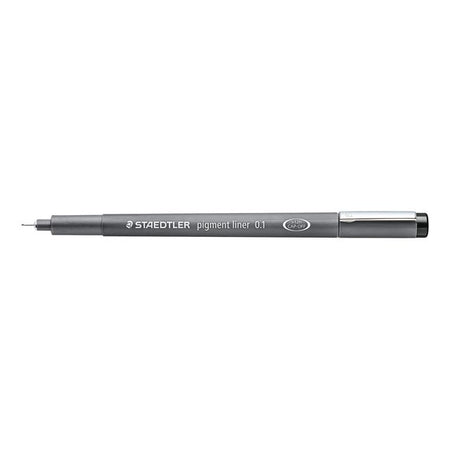 Staedtler - Fineliner Pigment 308 schwarz 0,1mm | 10 Stück