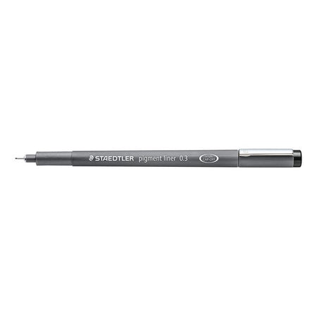 Staedtler - Fineliner Pigment 308 schwarz 0,3mm | 10 Stück