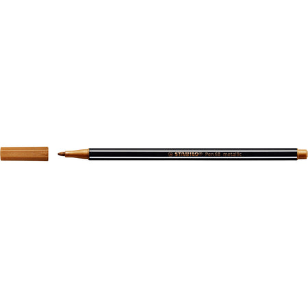 Stabilo - Filzstift 68/820 medium metallic kupfer | 10 Stück
