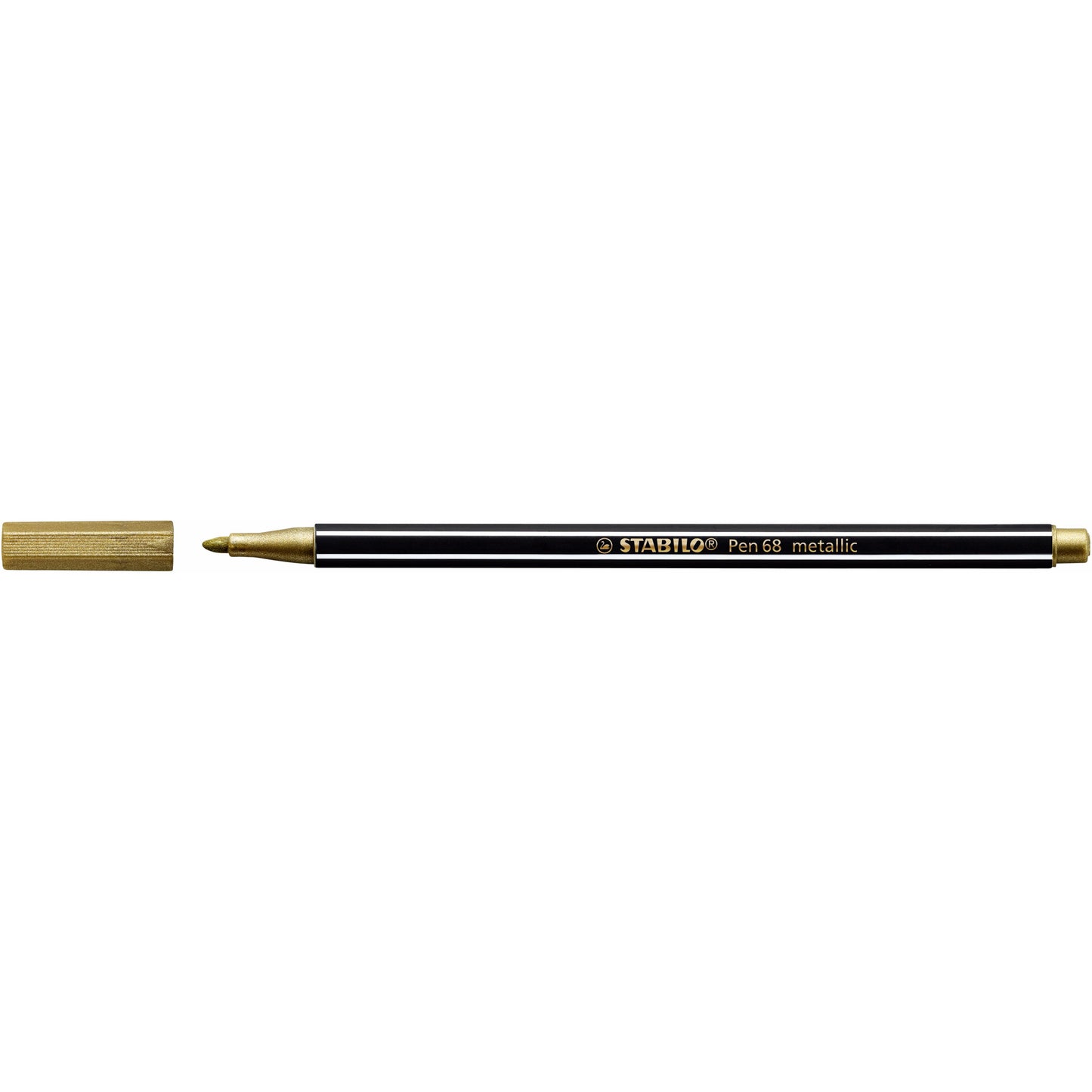 Stabilo - Filzstift 68/810 mittleres Metallic-Gold