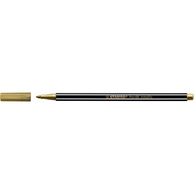 Stabilo - Filzstift 68/810 mittleres Metallic-Gold
