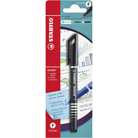 Stabilo - Fineliner Sensor 10198 fein schwarz Blister à 1 Stück
