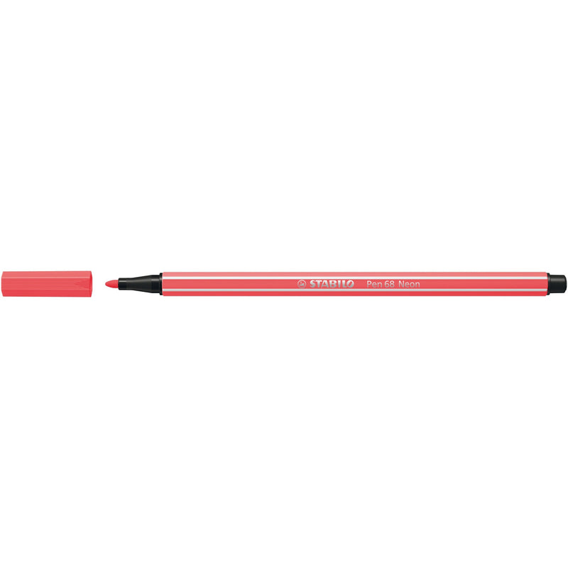 Stabilo - Filzstift 68/040 mittel neonrot