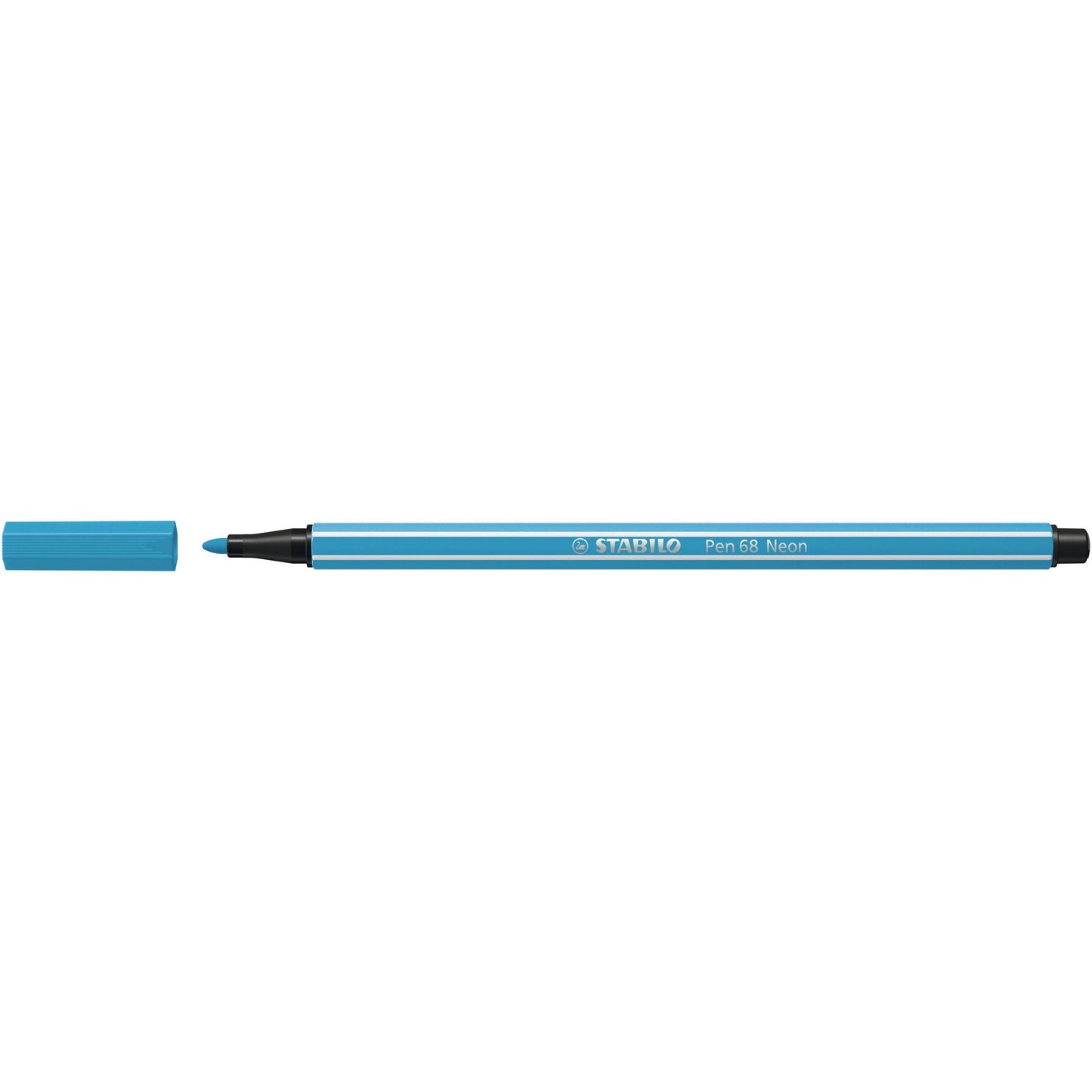 Stabilo - Filzstift 68/031 mittel neonblau | 10 Stück