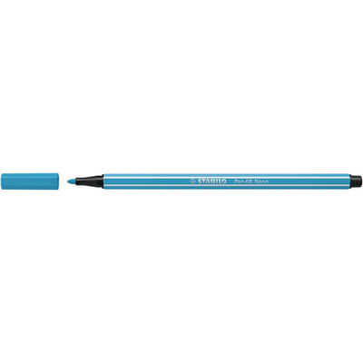 Stabilo - Filzstift 68/031 mittel neonblau | 10 Stück