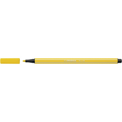 Stabilo - Filzstift Pen 68/24 mittel zitronengelb | 10 Stück