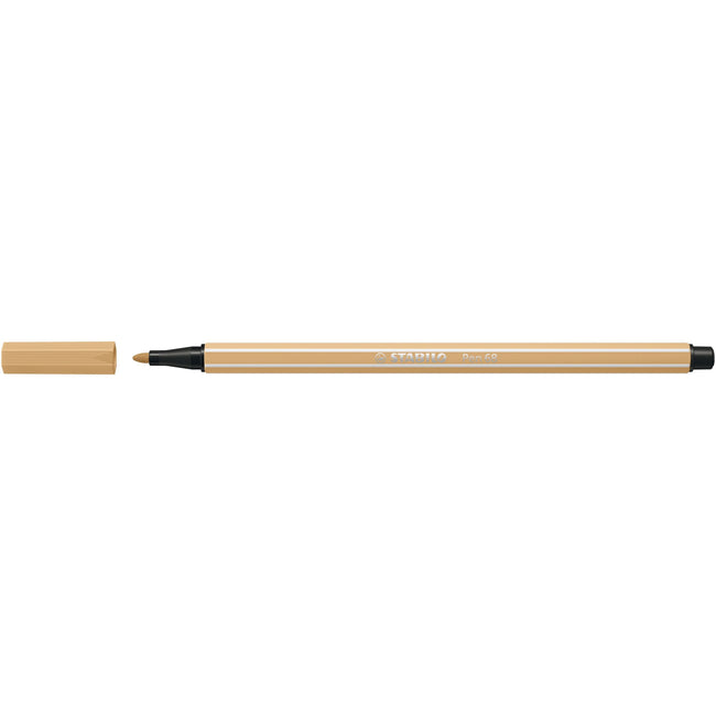 Stabilo - Filzstift Pen 68/88 mittel hellocker | 10 Stück